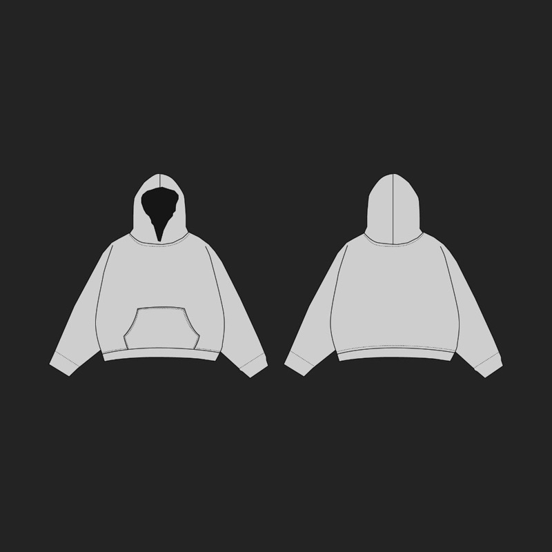 Forcesense Hoodie Boxy Zipper Premium
