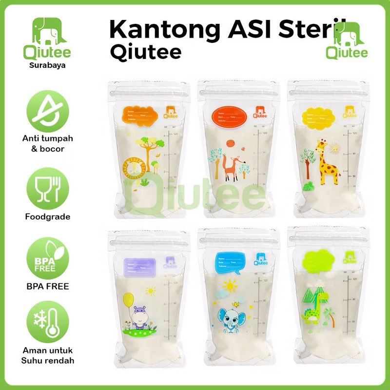 Kantong Asi Qiutee 120ml isi 30pcs