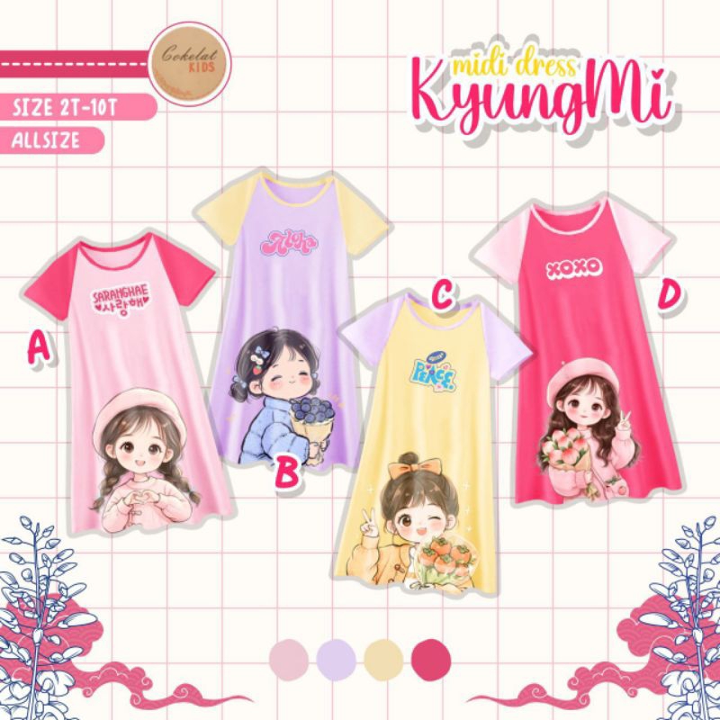 PO ‼️ Pre Order | Midi Dress KyungMi by Cokelat