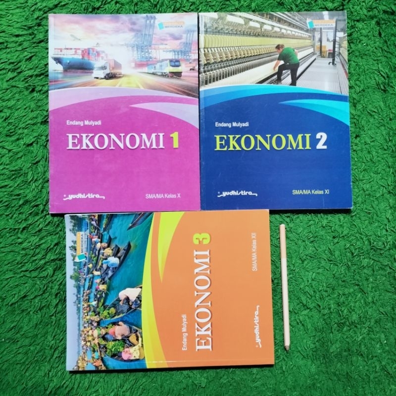 ORIGINAL BUKU EKONOMI KELAS 10 11 12 SMA/MA KURIKULUM MERDEKA YUDISTIRA