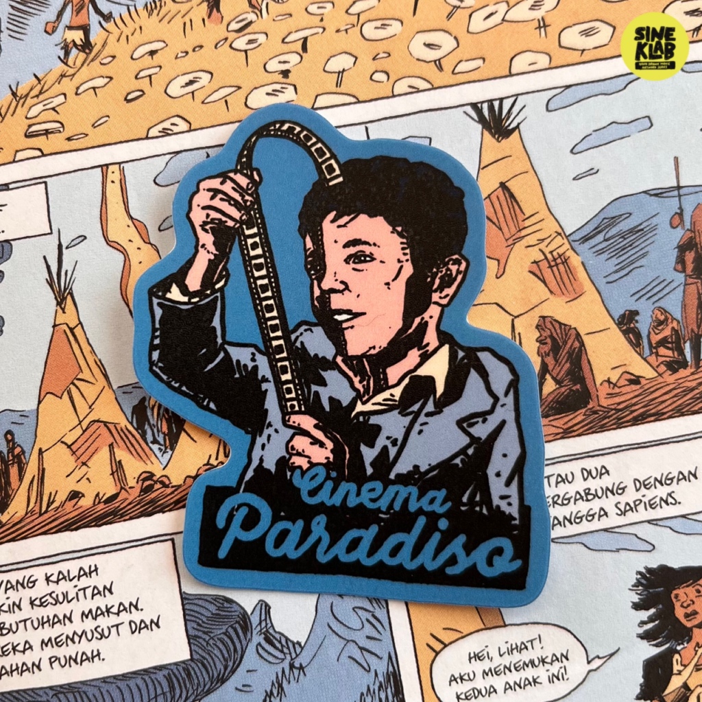 

sineklab - Sticker CINEMA PARADISO - Edisi Sticker Film / Movie / Cinema / Series / Sticker Laptop