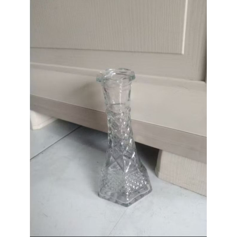 Vas Kaca Kristal / Vas Bunga / Vas Decor  Pot Kaca / Pot Bunga / tanaman Hias