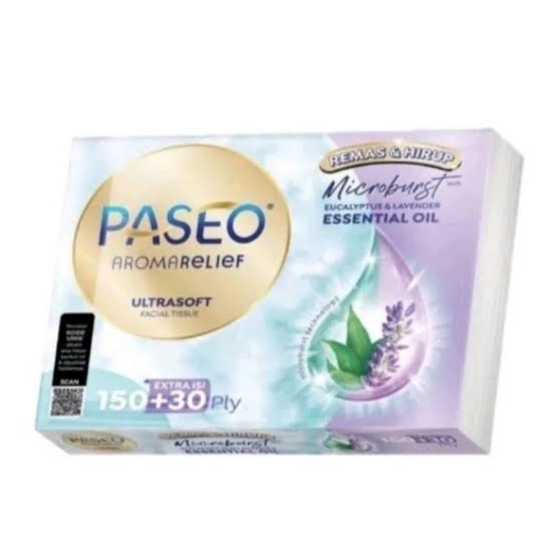 Paseo aroma Relief 150ply / facial tisu paseo