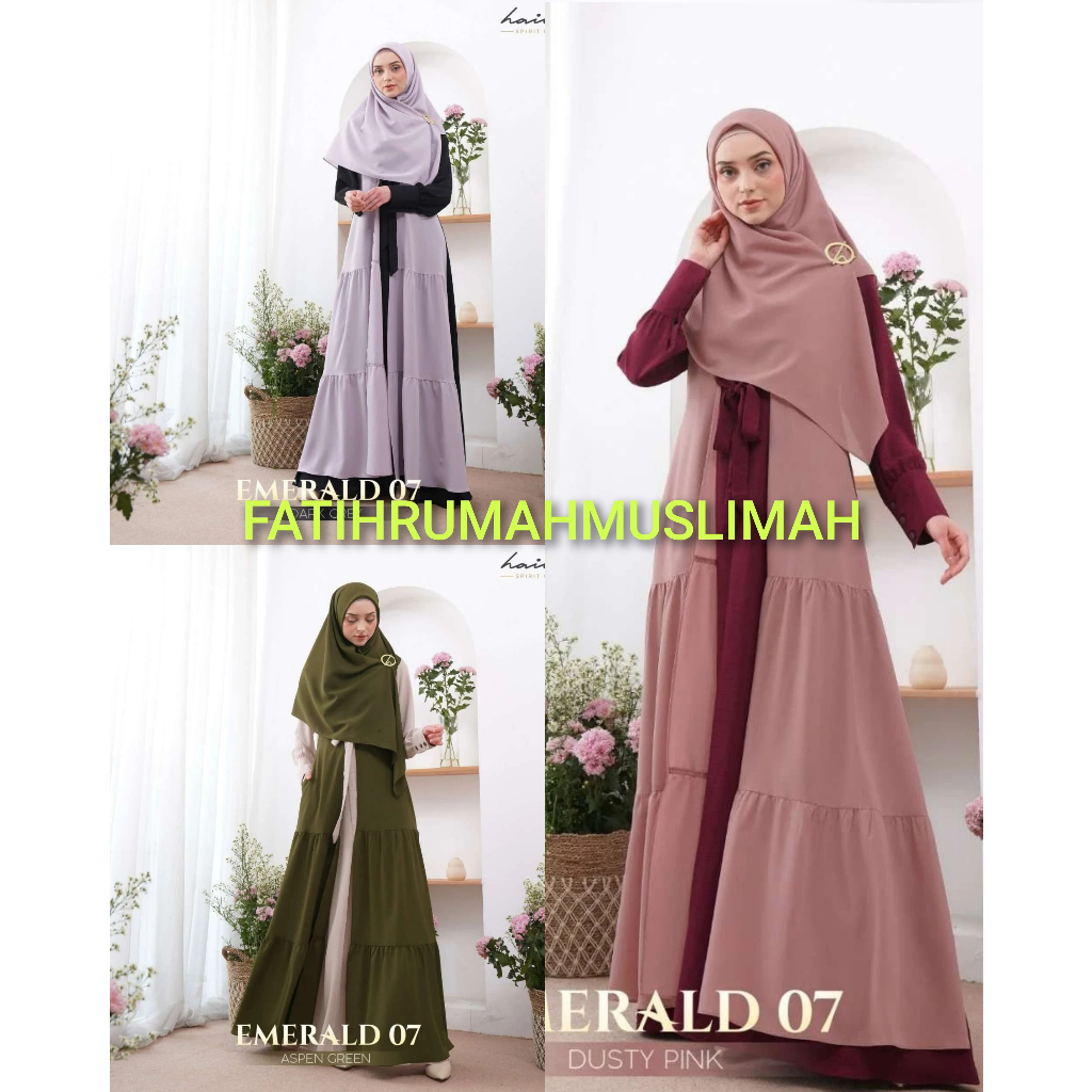 HAITWO / GAMIS DEWASA / GAMIS EMERALD 007 /EMERALD 007 /HAITWO