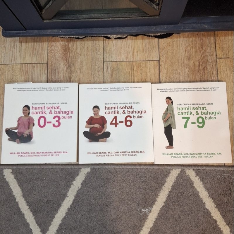 Buku Hamil Sehat Cantik, dan Bahagia 0-3 bulan, 4-6 bulan, 7-9 bulan satu set