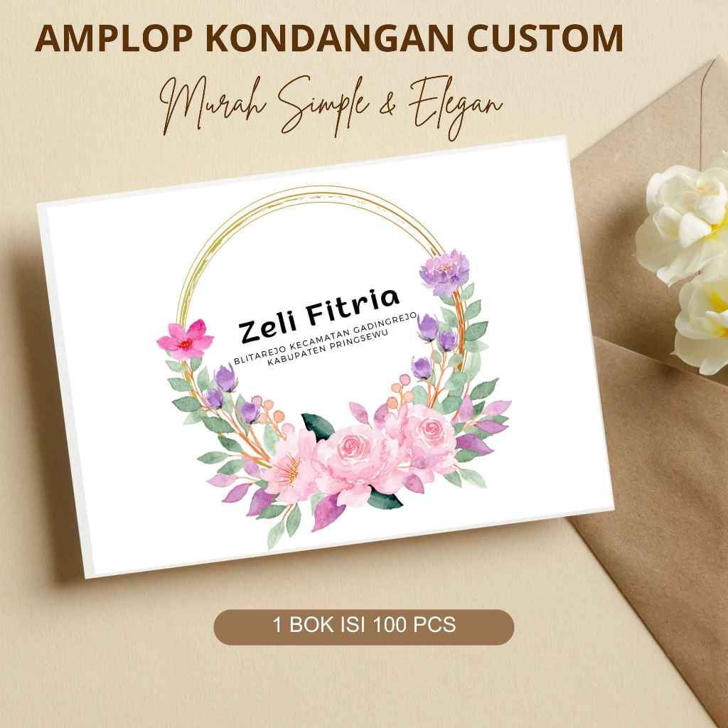

Amplop Kondangan - Amplop Nama isi 100 pcs