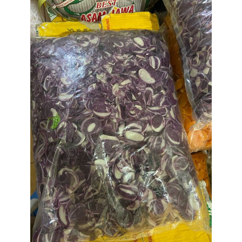 

Krp.bawang enak dan termurah poleng ungu 1kg