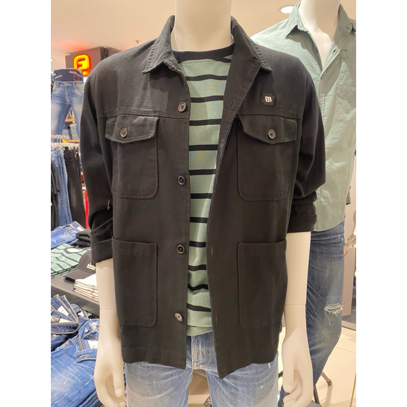 BOMBBOOGIE JAKET PRIA DENIM DENGAN MODEL SAKU DEPAN 100% ORIGINAL BY MATAHARI (S-XL)