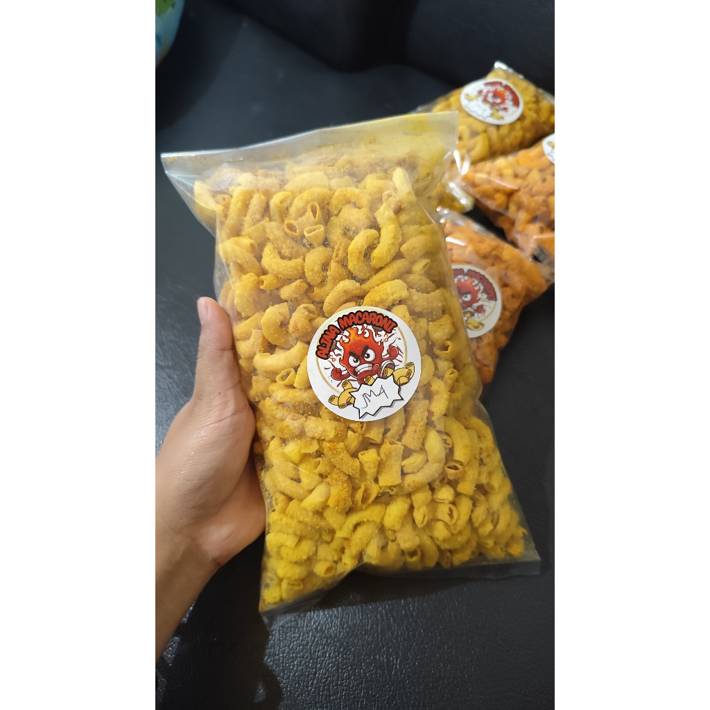 

MAKARONI KRIUK PEDAS ASIN LEVEL 0-5 / MAKRONI 250GRAM PEDAS LEVEL