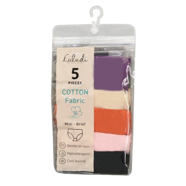 Luludi Saver Pack LP 64000A - Cotton Fabric - Midi Brief
