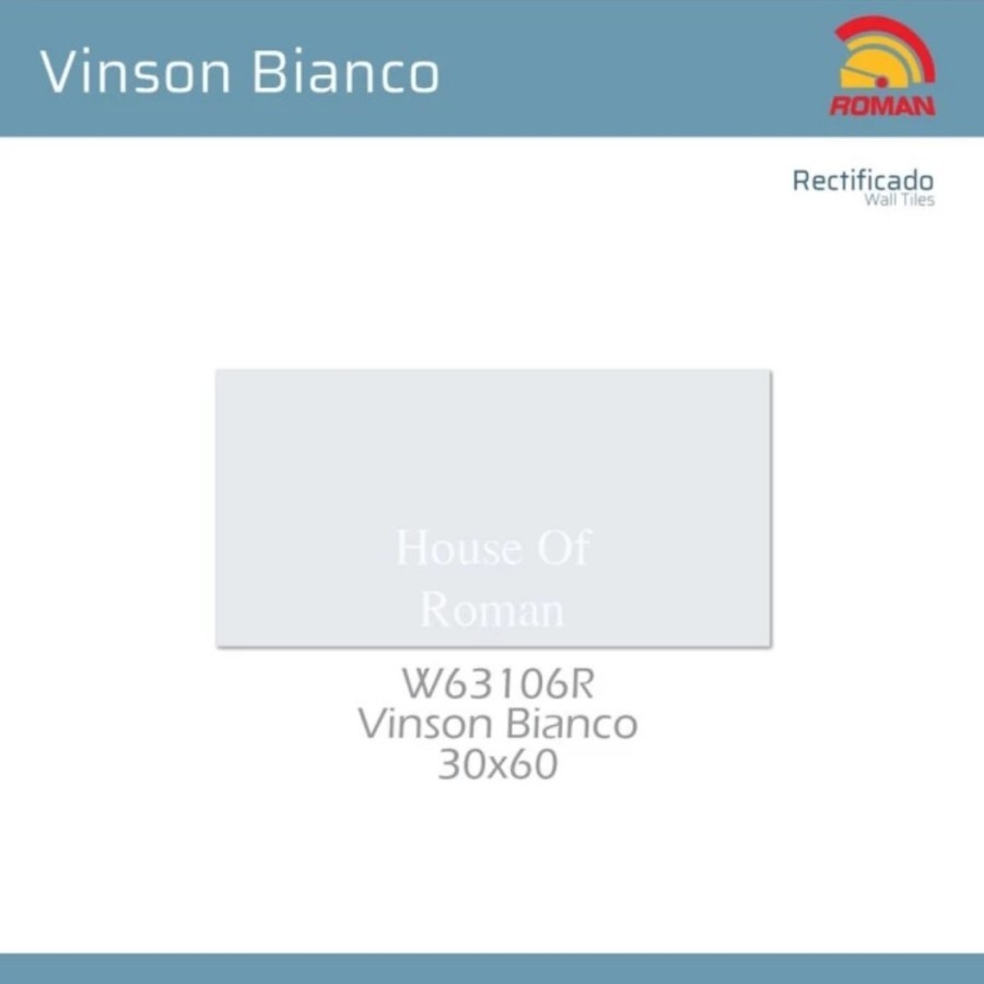 Roman Keramik W63106R Vinson Bianco 30x60 Roman Keramik