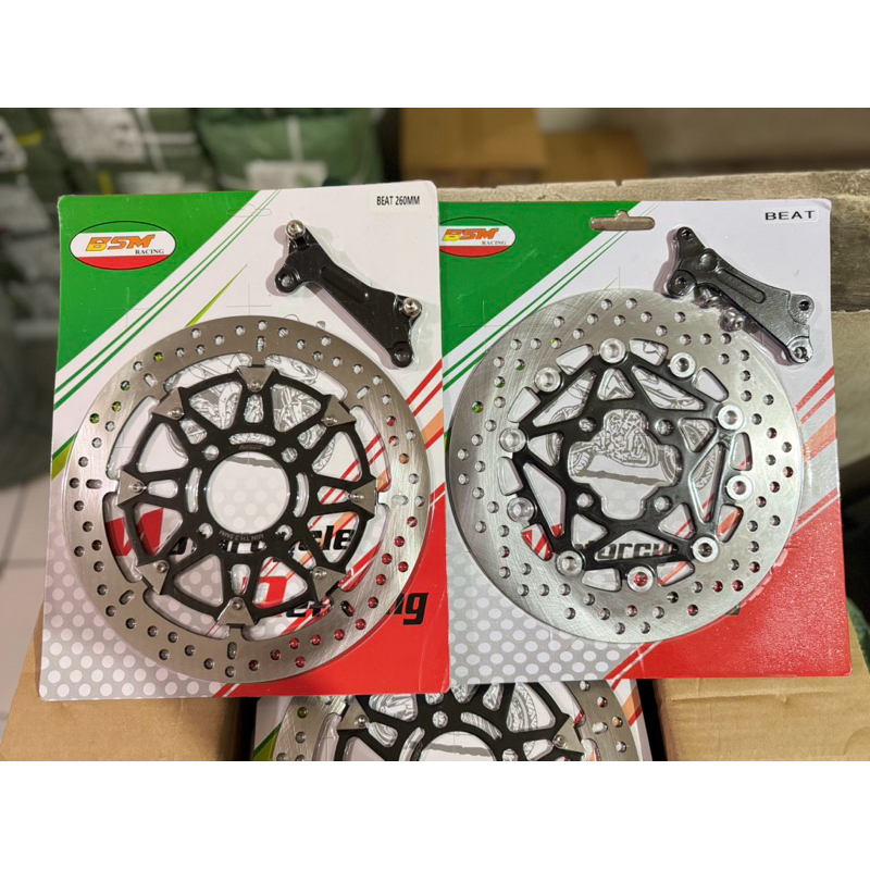 Piringan Cakram MIO/Beat/Scoopy/Vario/Beat Fi Ukuran 260mm Plus Breket