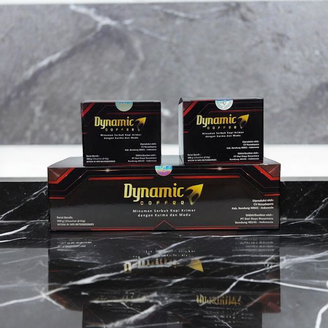 

Kopi Dynamic 1 Box Isi 10 Sachet Original BPOM | Kopi Dinamic Original | Dynamic Coffee Laki | Kopi Stamina Pria