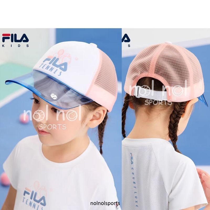 NNS FILA KIDS sports tennis visor cap hat topi olahraga outdoor tenis original