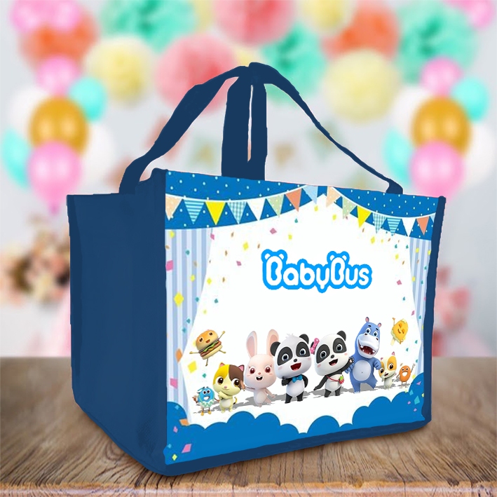 

Tas Souvenir Ultah Gambar Baby bus 02 Goodie Bag Cute Anak