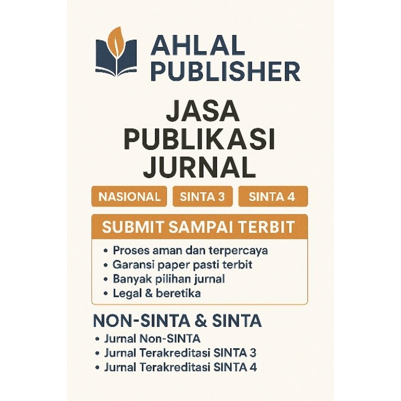 Jasa Publikasi Jurnal Nasional – SINTA 3, SINTA 4, & Non-SINTA
