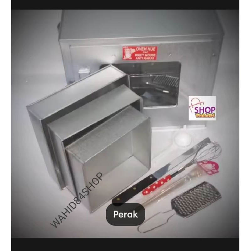 SET OVEN MIKEY/SET DEKORASI KUE/LOYANG KOTAK/OVEN KUE/LOYANG BOLU/OVEN
