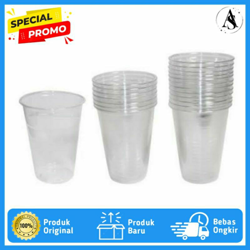 CUP PLASTIK AQUA GELAS KECIL UNTUK KOPI