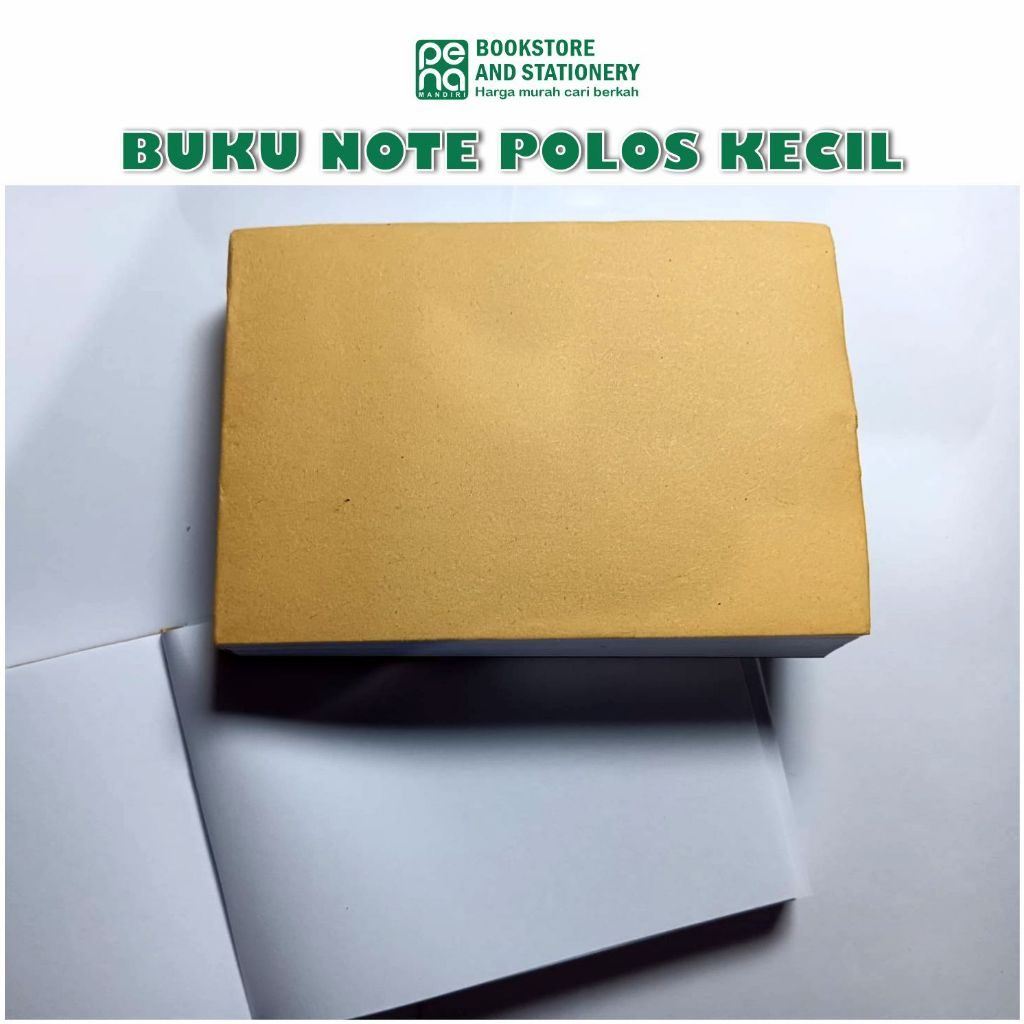 

Buku Note Polos Kecil / Buku Catatan Mini Coklat Polos
