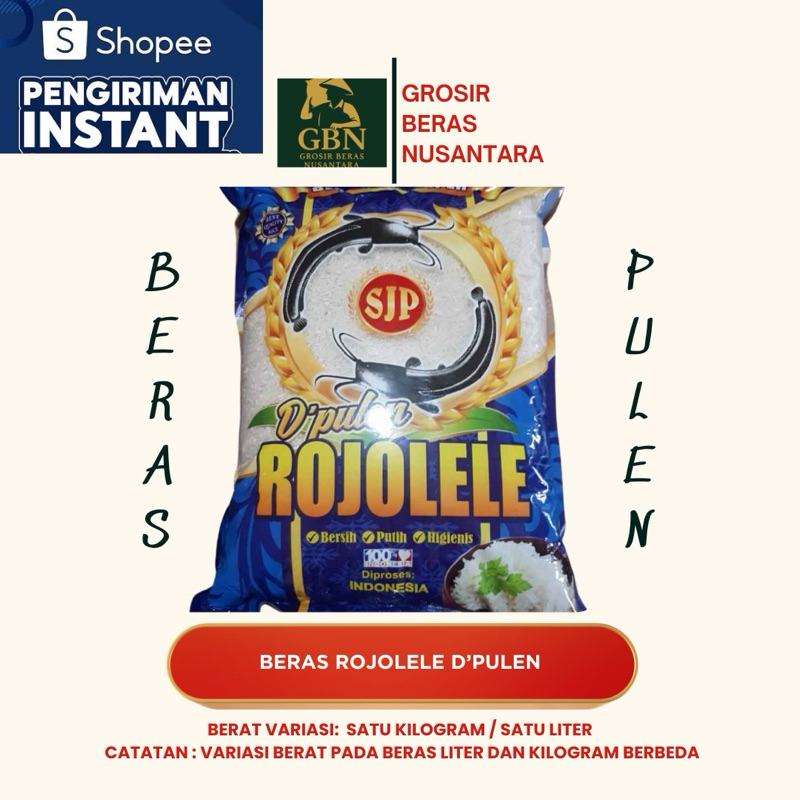 

BERAS ROJOLELE D'PULEN - KUALITAS BAIK / BERAS HALUS / TEXTURE LEMBUT