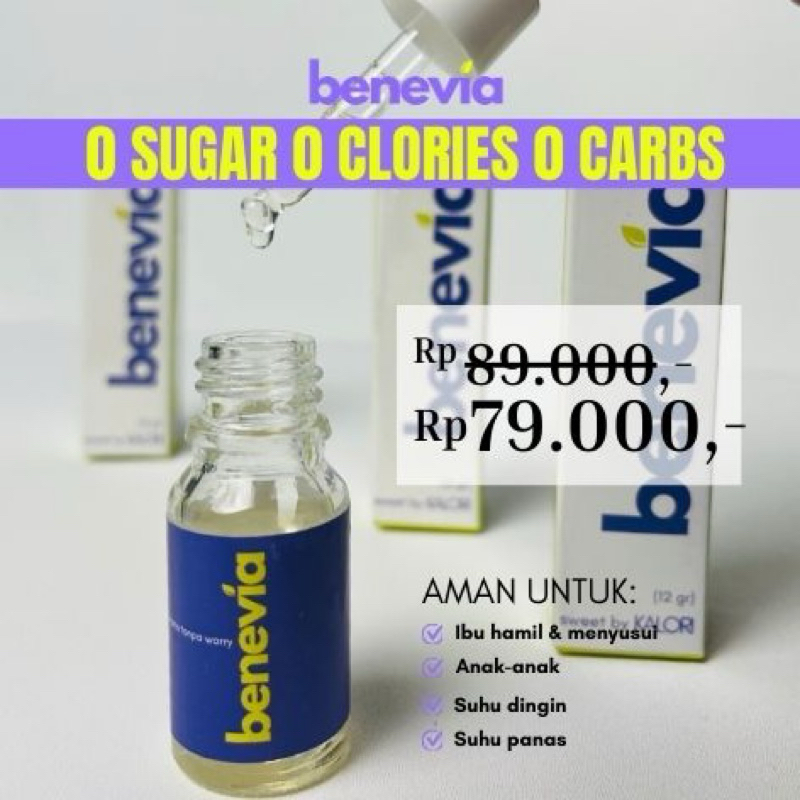 

Stevia Drop Benevia 12gr - Pemanis alami - Pengganti gula - 0 Sugar & 0 Kalori - Aman untuk diet dan penderita Diabetes