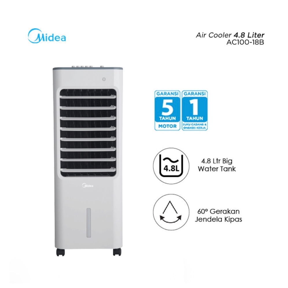 Midea Air Cooler HEPA Filter 4.8 L - AC100-18B