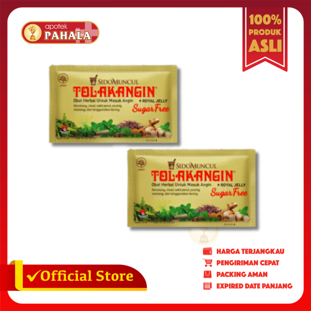 

Tolak Angin Bebas Gula Cair Dus 5x5's Herbal (5 Sachet x 15ml)