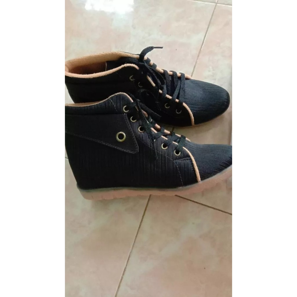 Sepatu Wanita Boots wedges Fashion Kekinian Trendy Kode BSR 02 CSX