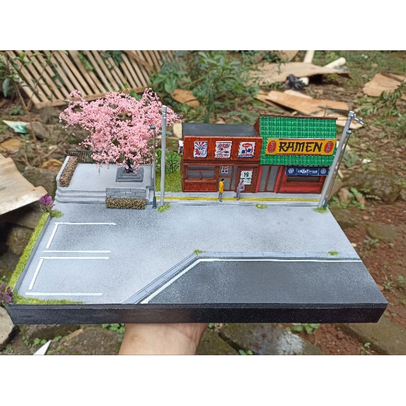 Diorama Jepang | Diorama Parkiran | Diorama 1:64 | Diorama Hotwheels | Diorama Miniscale|
