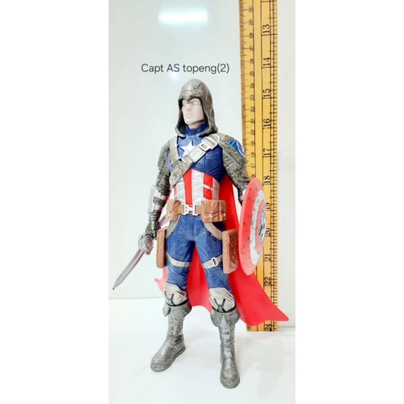action figure Captain Amerika topeng