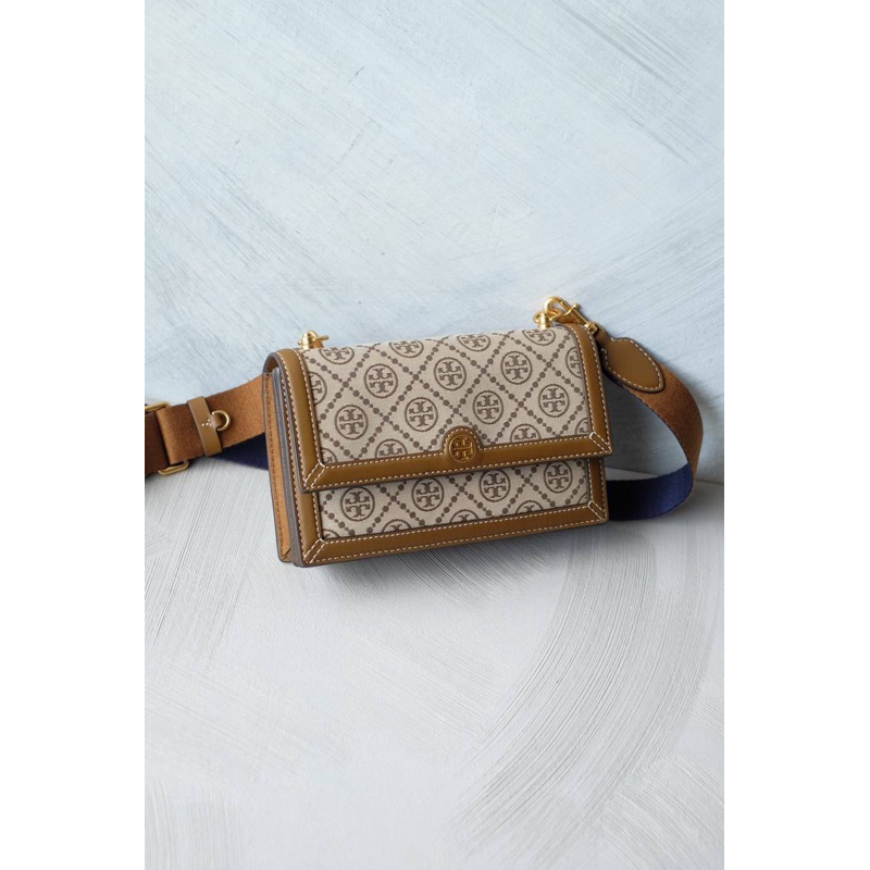 Tory Burch t monogram jacquard mini shoulder bag