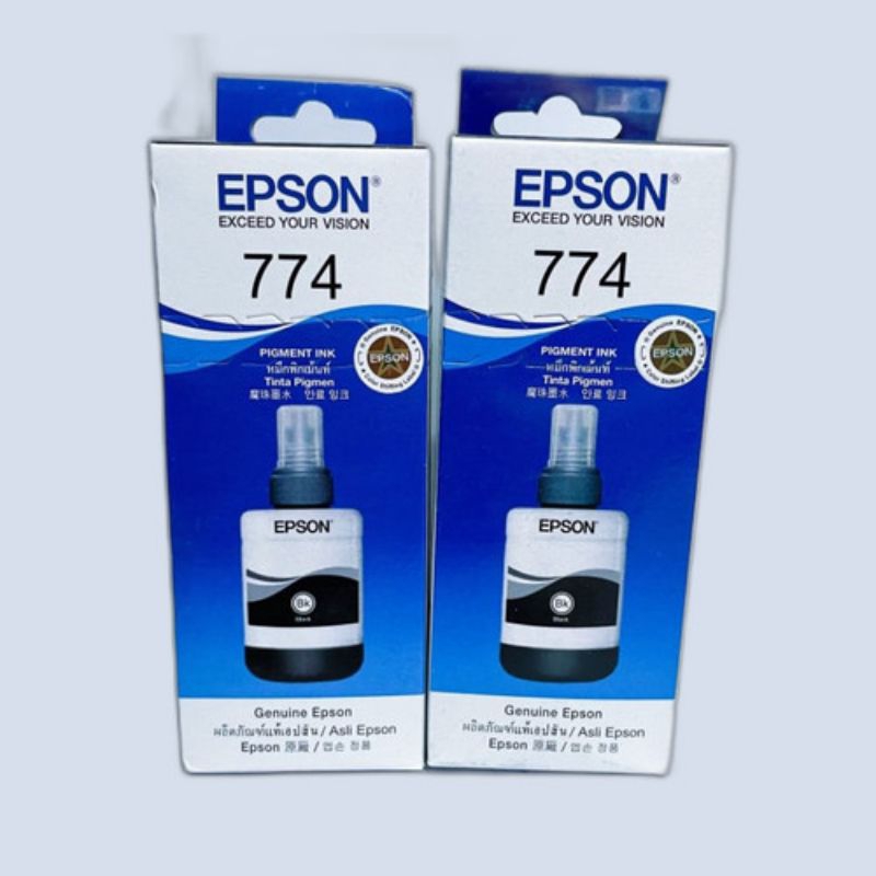 Tinta Epson 774 Dye Black Tinta Printer M100 M200 L655 L1455