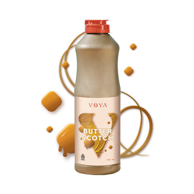 

VOYA Butterscotch Gourmet Sauce 750 ML (Saus Butterscotch)