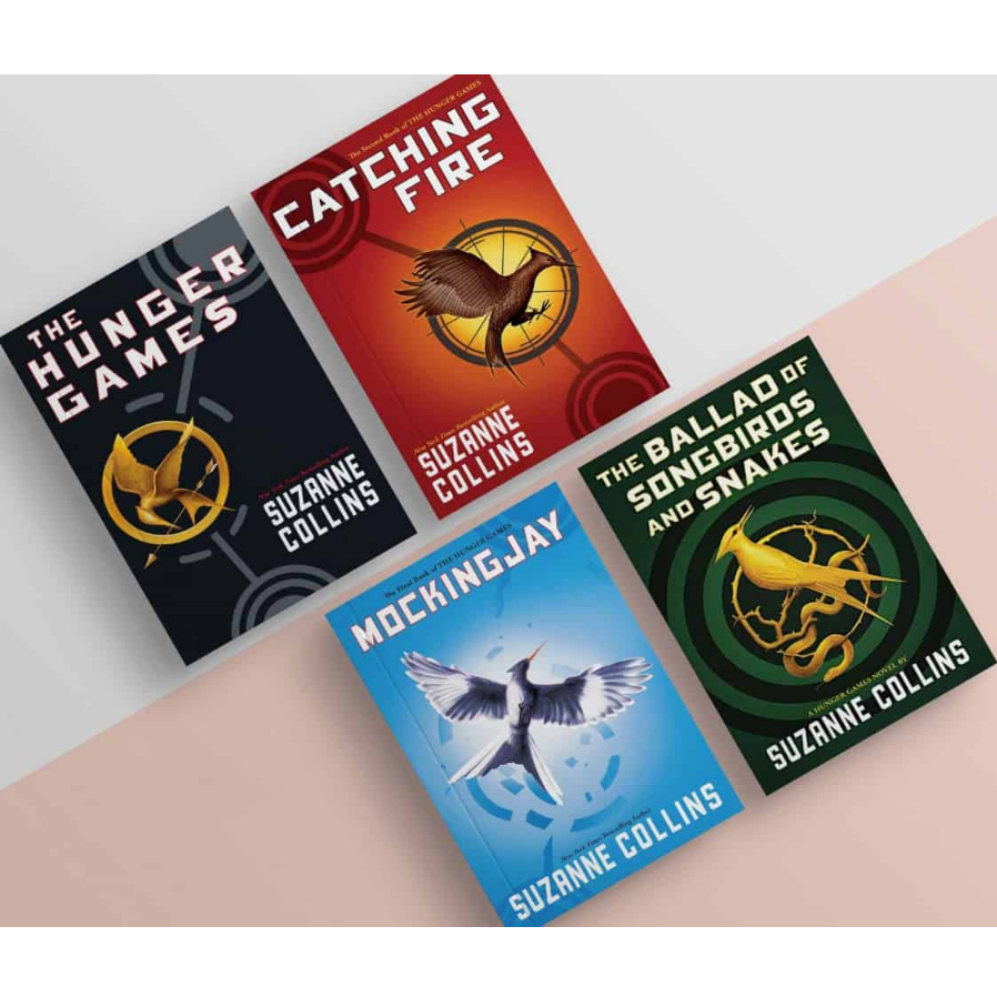 [ENGLISH] TERBAIK PAKET 4 HUNGER GAMES, CATCHING FIRE, MOCKINGJAY, THE BALLAD OF SONGBIRDS & SNAKES