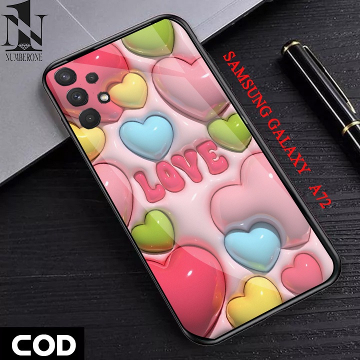 Casing Case Hp Glosy  Samsung Galaxy A72  [3D] Aneka casing, case, kondom hp, custom case, case aest