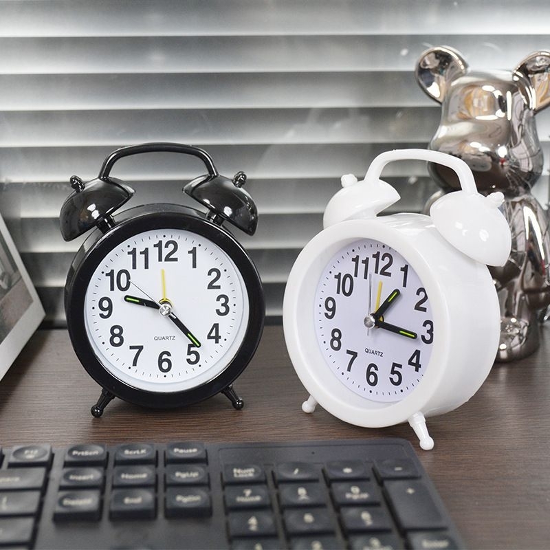 Jam Weker Alarm Bunyi Beep Lucu Model Bentuk Jam Kring JX8028