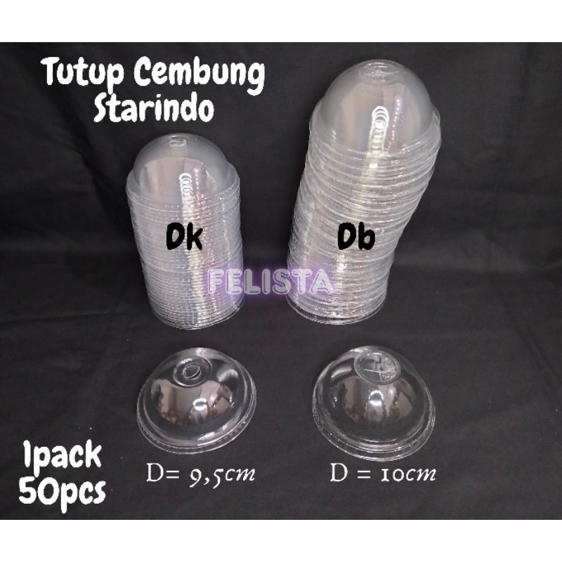 TUTUP CEMBUNG STARINDO/Tutup gelas Plastik