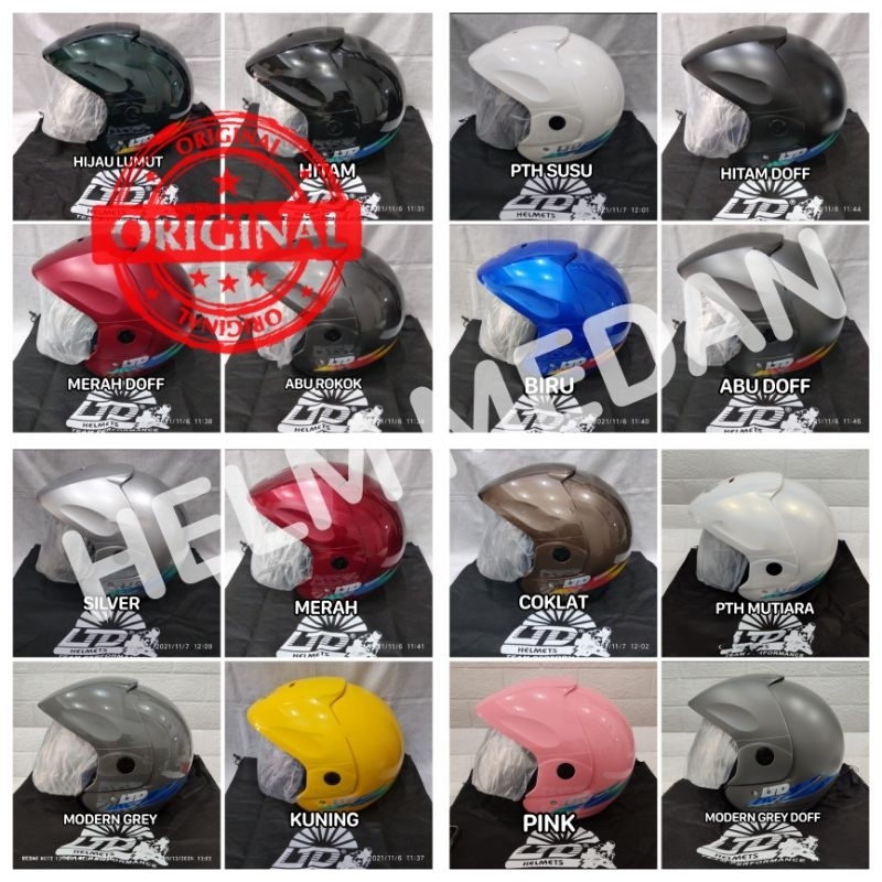 (Kaca Bening) Helm LTD Sport Asli Original Malaysia 100%