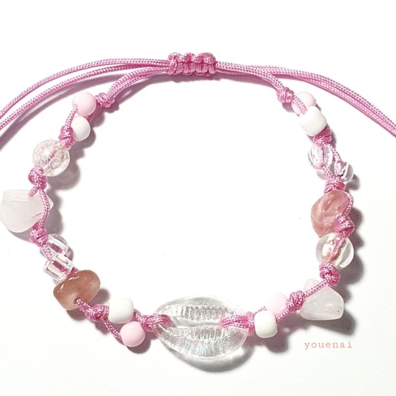 Gelang Manik Serut Kerang Batu | Gelang Simpel Sahabat Laut
