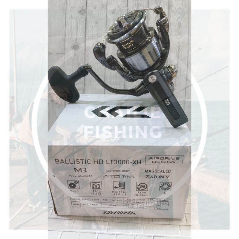 Reel Daiwa BALLISTIC HD LT 2025 PILIH UKURAN | GARANSI RESMI DAIWA Reel Pancing