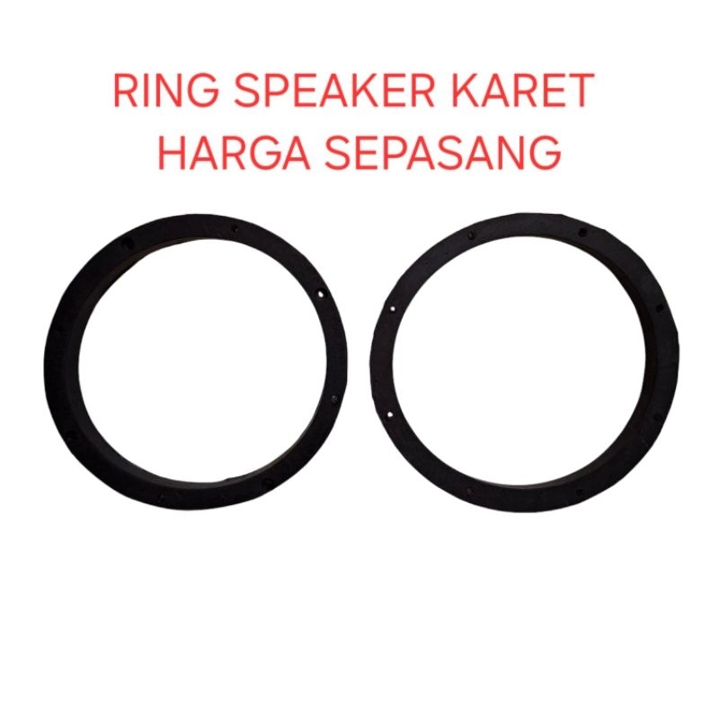 Ring speaker karet dudukan speaker tatakan speaker karet 6.5"