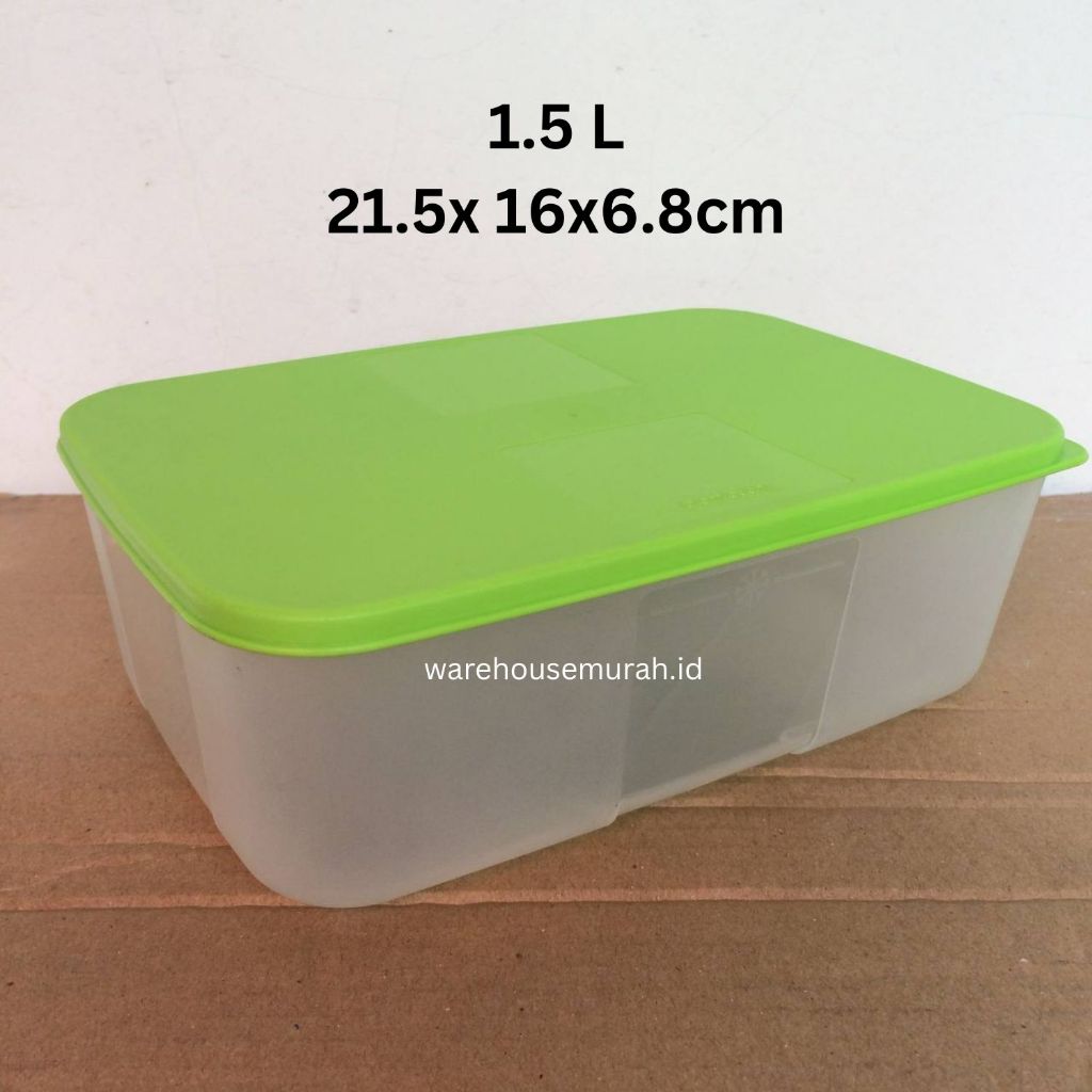 Freezermate Green 1,5L ( kotak penyimpanan lemari es , freezer dll ) by tuppwr