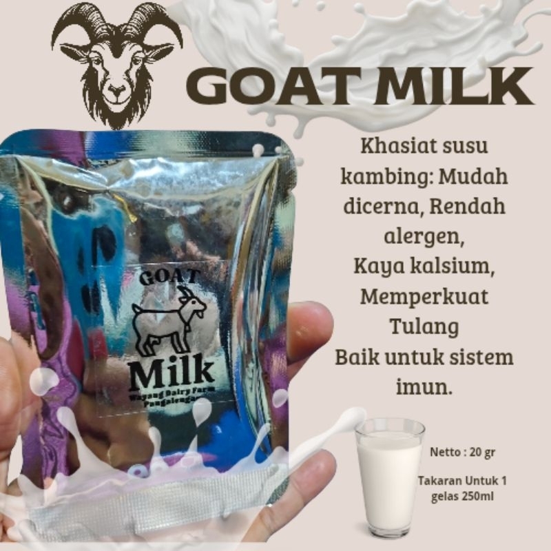 

Susu Kambing bentuk serbuk 20gr