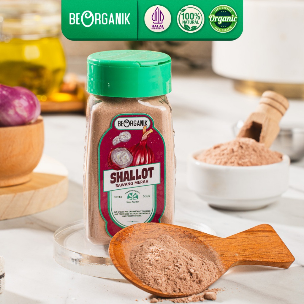 

Beorganik Red Onion Powder / Bawang Merah Bubuk / Shallot Powder