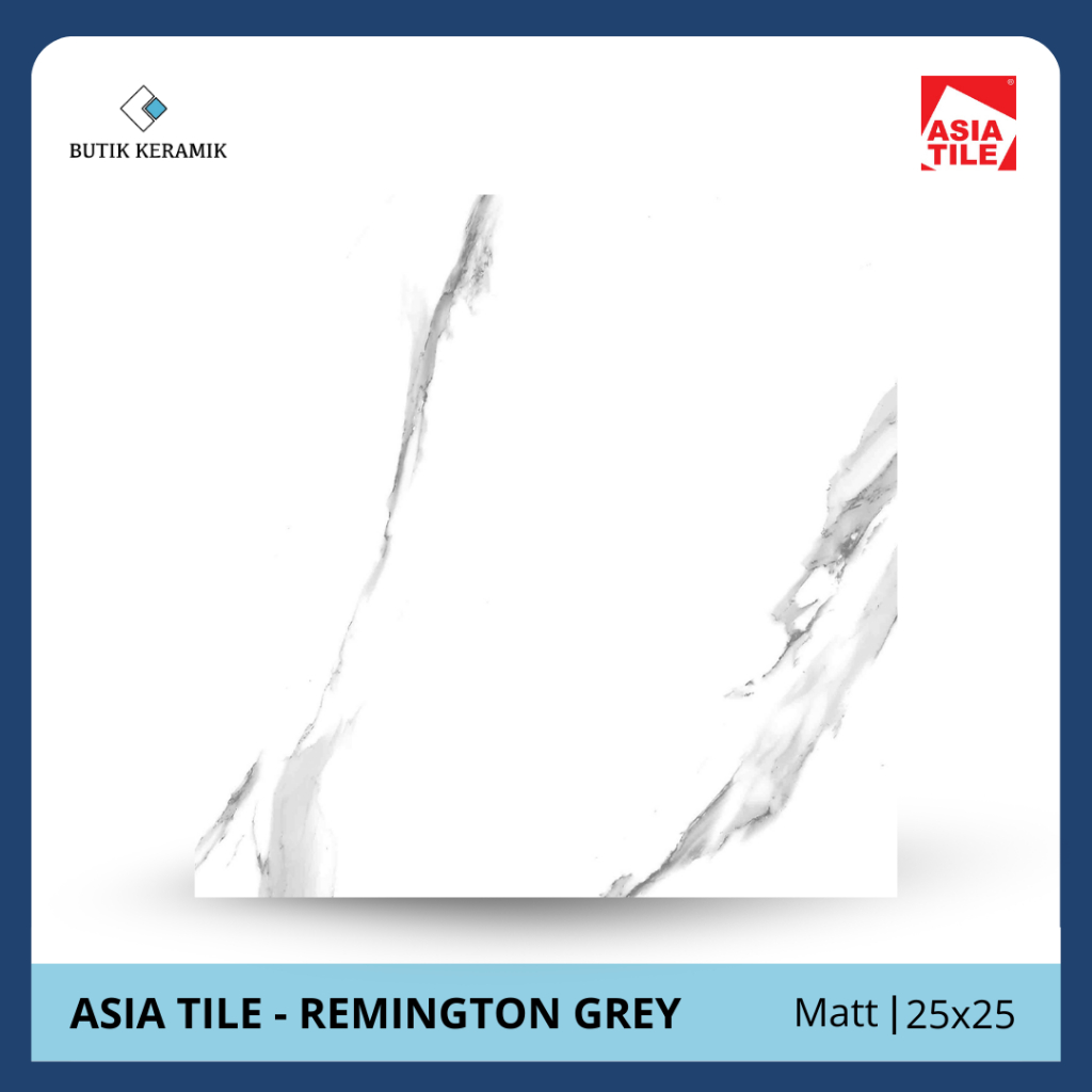 Keramik 25x25 Matt | Asia Tile | Remington Series | Matt | Grade A / KW 1 | Keramik Lantai I Keramik
