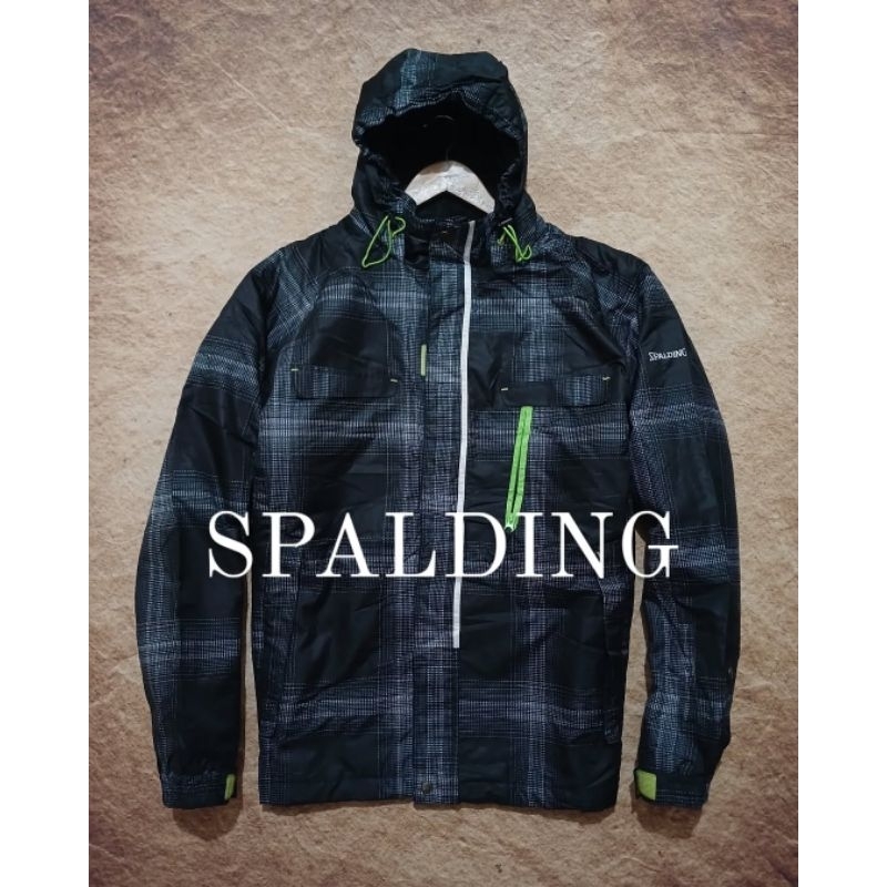 jaket SPALDING bahan tebal waterproof recomend bekas second preloved