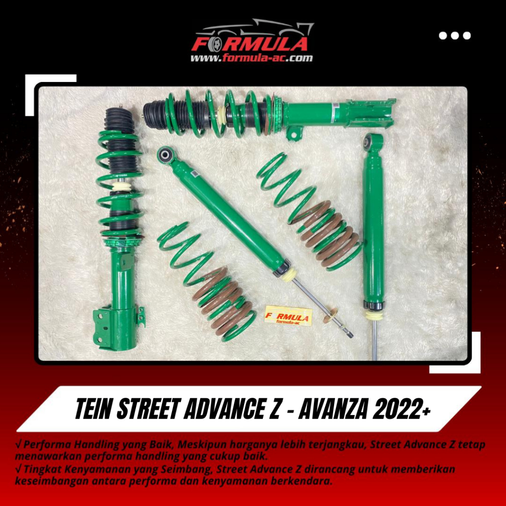 Coilover Tein Street Advance Z / Coilover TEIN Street Advance Z Avanza 2022+ Offroad Rally Suspensi