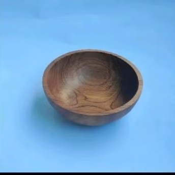 Mangkok kayu jati 15cm/mangkok bakso kayu jati/mangkok kayu jati