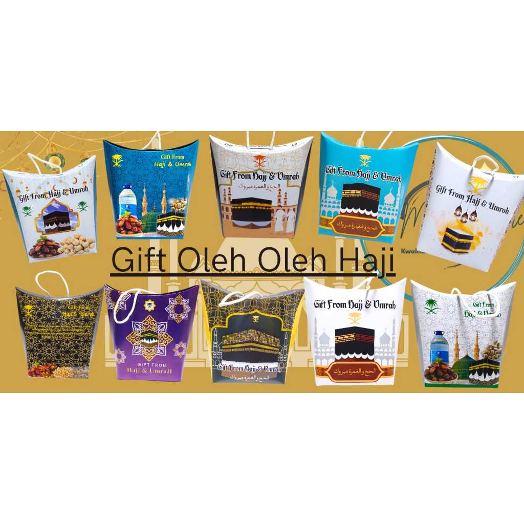 

GIFT FROM OLEH OLEH HAJI & UMROH 1 PC | DUS TALI OLEH OLEH HAJI | PAPER BAG OLEH OLEH HAJI UMROH / PAPER BAG UMROH