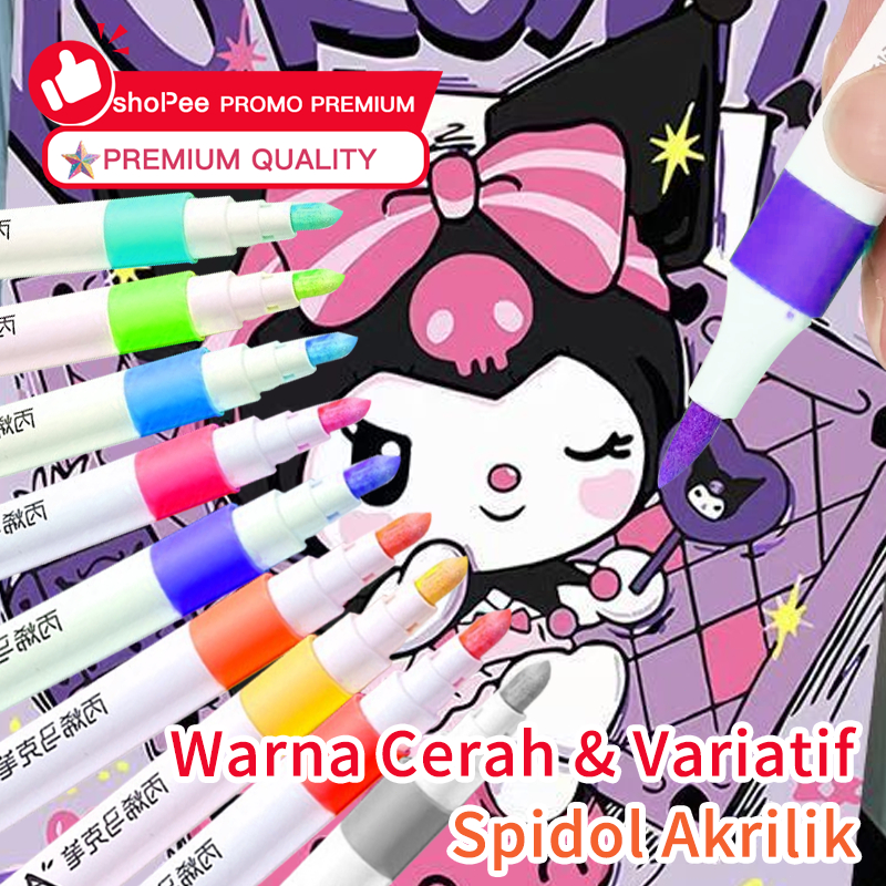 

COD Akrilik Marker Warna Cepat Kering Tahan Air Spidol Acrylic Painter Menggambar Kreativitas Seni